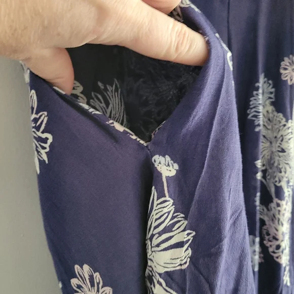 Free People blue floral mini dress size S - Picture 3 of 5